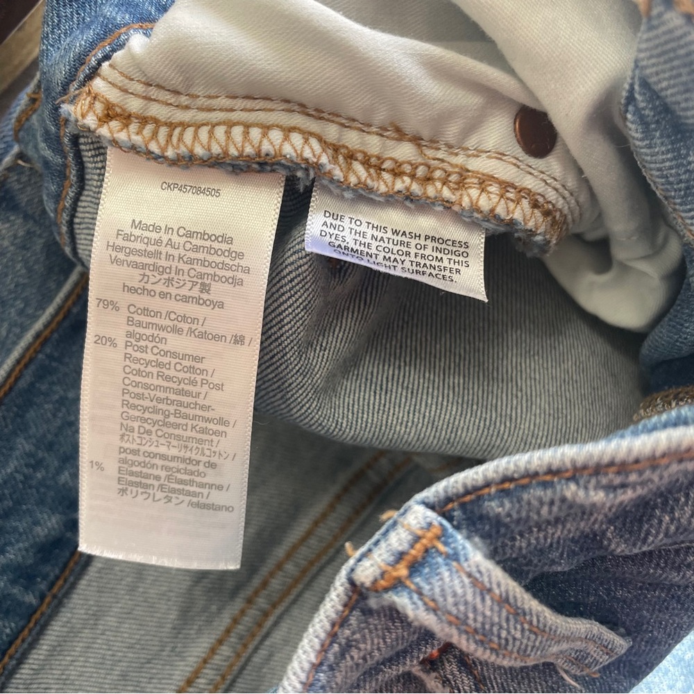 Madewell The Perfect Vintage Jean Stretch Size 26 - Picture 8 of 10